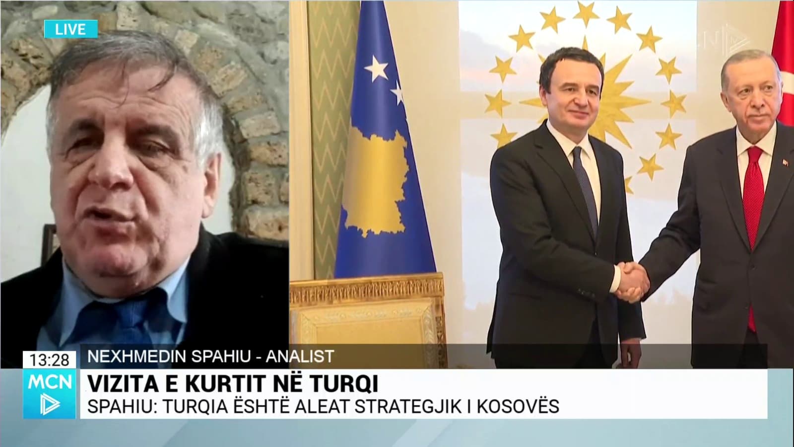 Takimi Kurti-Erdogan, Spahiu: Turqia aleat strategjik, asosacioni të futet në fuqi kur Serbia të njohë Kosovën