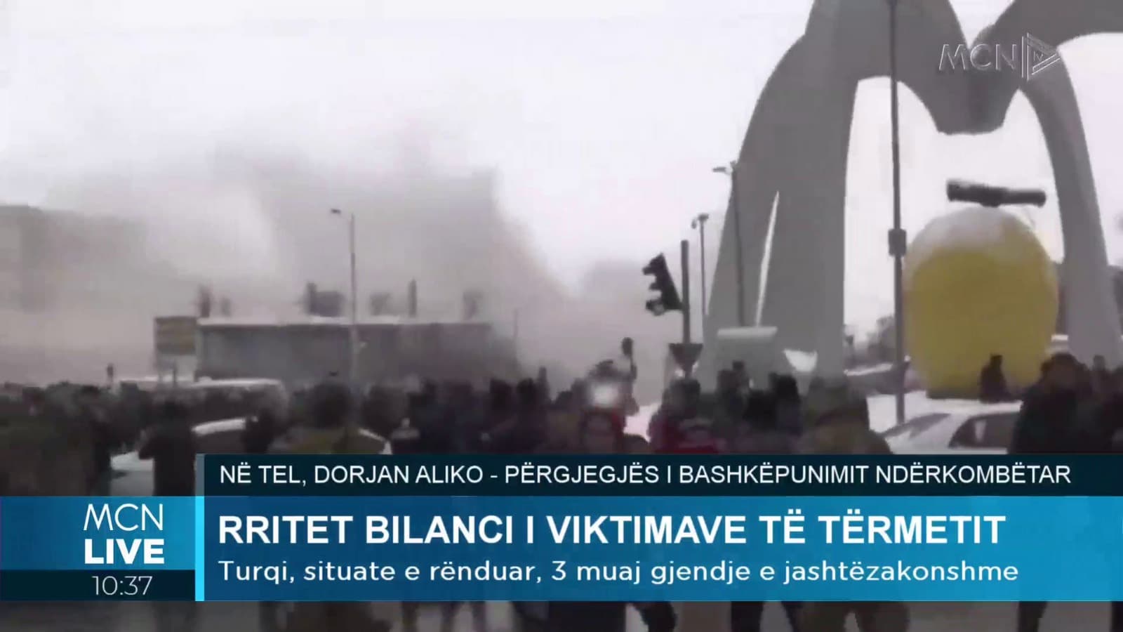 Tërmeti në Turqi, Aliko: Moti i ftohtë vështirëson situatën, ekipet e shpëtimit të organizuar (VIDEO)