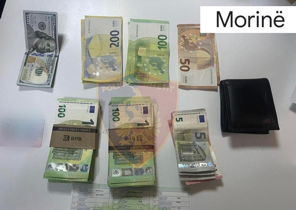 Tentoi të fuste mbi 15 mijë euro në Shqipëri, procedohet penalisht 29-vjeçari