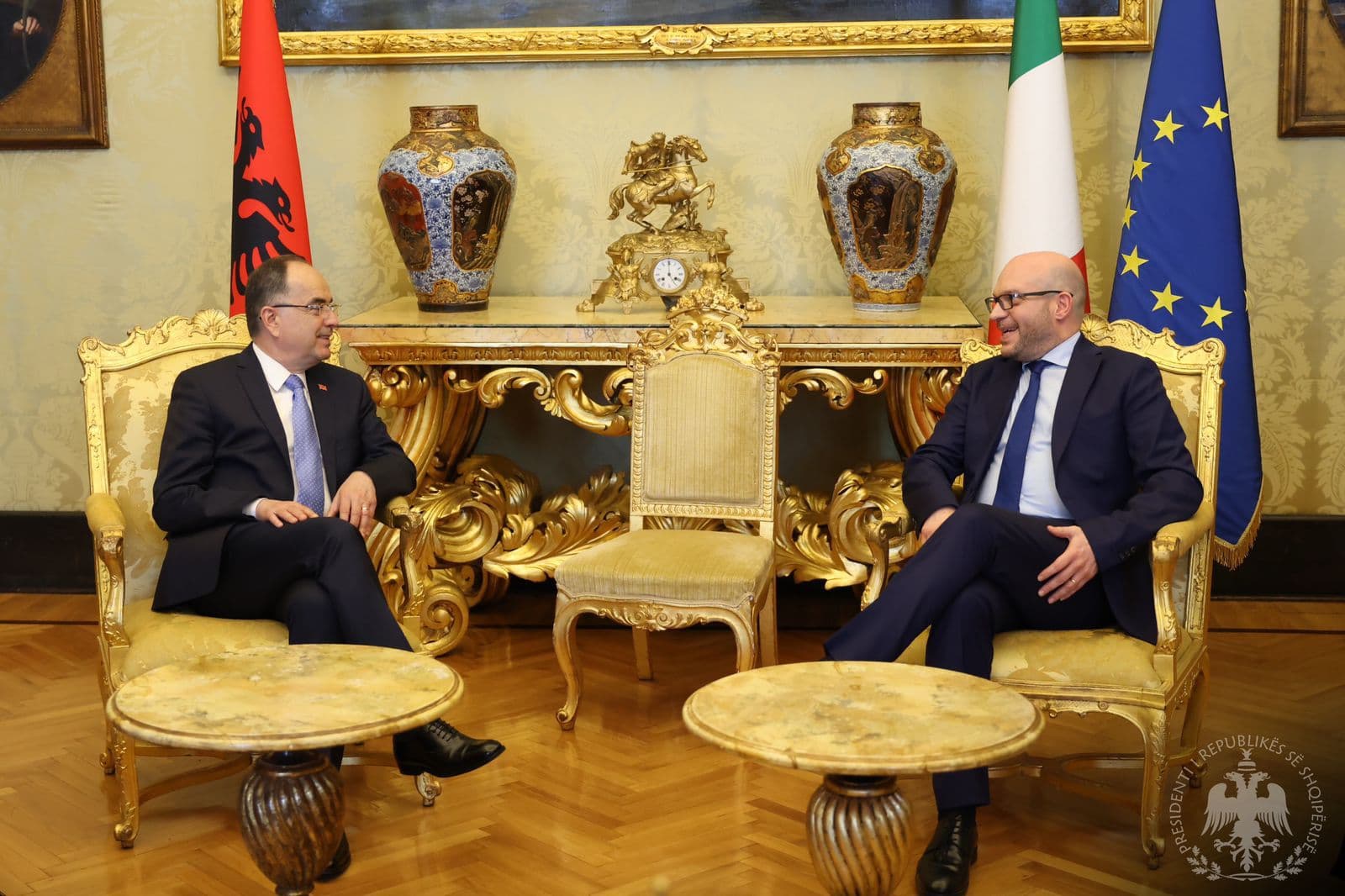 Begaj pritet nga Presidenti i Dhomës së Deputetëve në Itali: Mirënjohje për ndihmën në procesin e integrimit