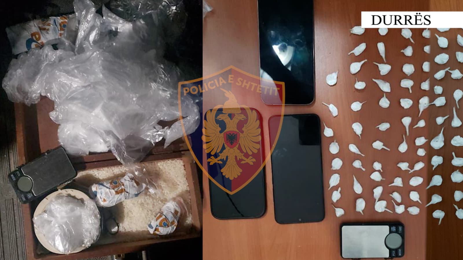 Shisnin kokainë me doza në zonën e plazhit, arrestohen 3 të rinjtë në Durrës