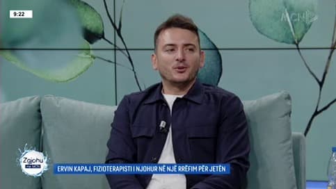 Fizioterapisti Ervin Kapaj në një rrëfim për jetën: Aksidenti i vëllait, shkak për zgjedhjen e profesionit