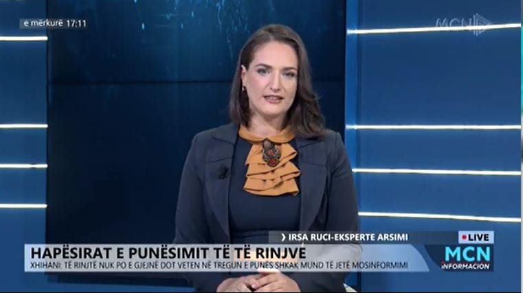 Ruçi: Duhet një studim i tregut për të orientuar të rinjtë në arsimim
