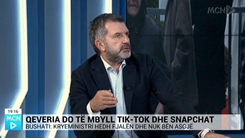 Bushati: Një shoqëri që e ka Tiranën të mbushur me kulla droge nuk mund të ankohet nga Tik-Toku (VIDEO)