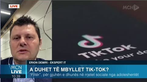 Demiri: Jam kundër mbylljes totale të TikTok, modelet e këqija i kemi dhe në media (VIDEO)