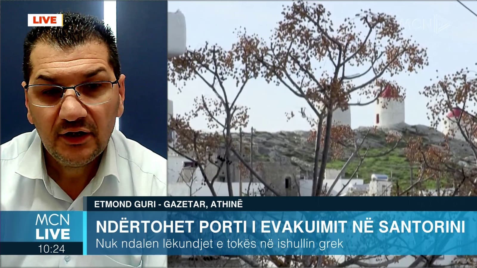 Lëkundjet në ishullin grek, Guri: Vijon situata kritike në Santorini, kjo dukuri do të marrë kohë (VIDEO)