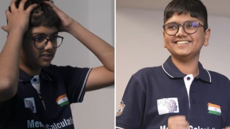 Llogarit numra 10 shifrorë me mendje, 14-vjeçari indian merr rekordin Guinness