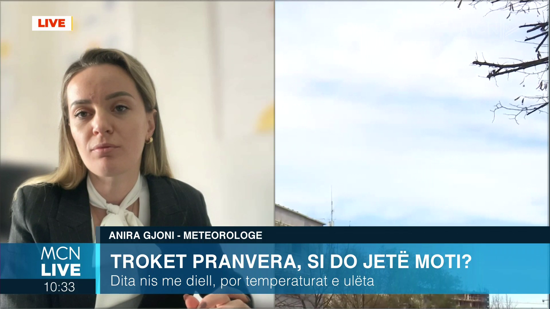 Troket pranvera/ Gjoni: Hyjmë në ditët me rritje temperaturash. Javë me diell dhe mot të kthjellët (VIDEO)