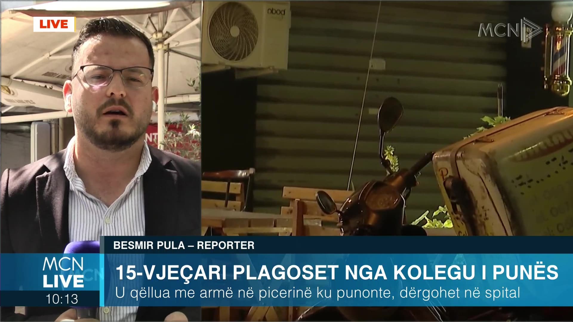 15-vjeçari plagoset nga kolegu në piceri/ Pula: Autori i identifikuar në kërkim nga policia në Tiranë (VIDEO)