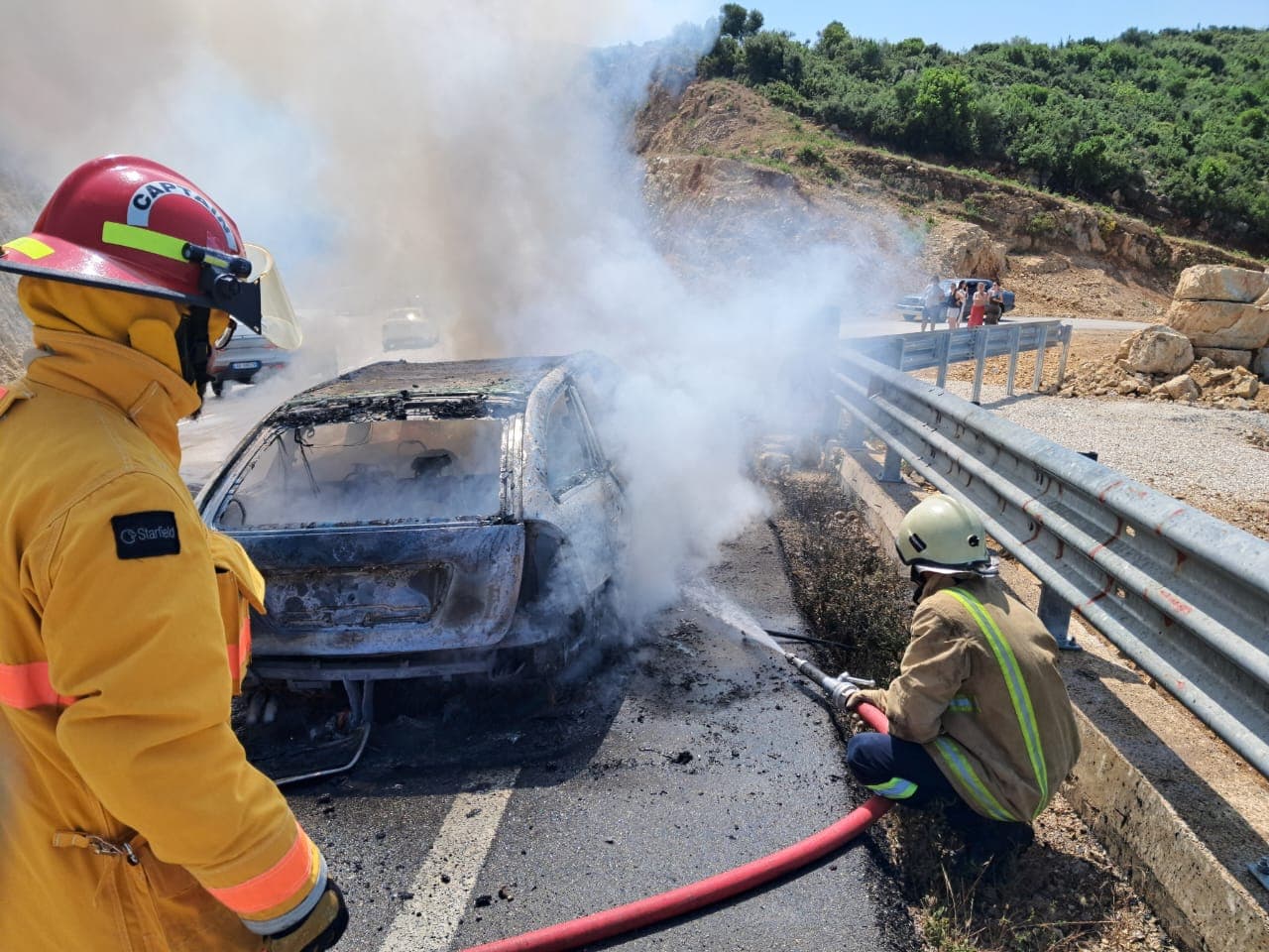 Merr flakë makina në bypassin e Vlorës (VIDEO)