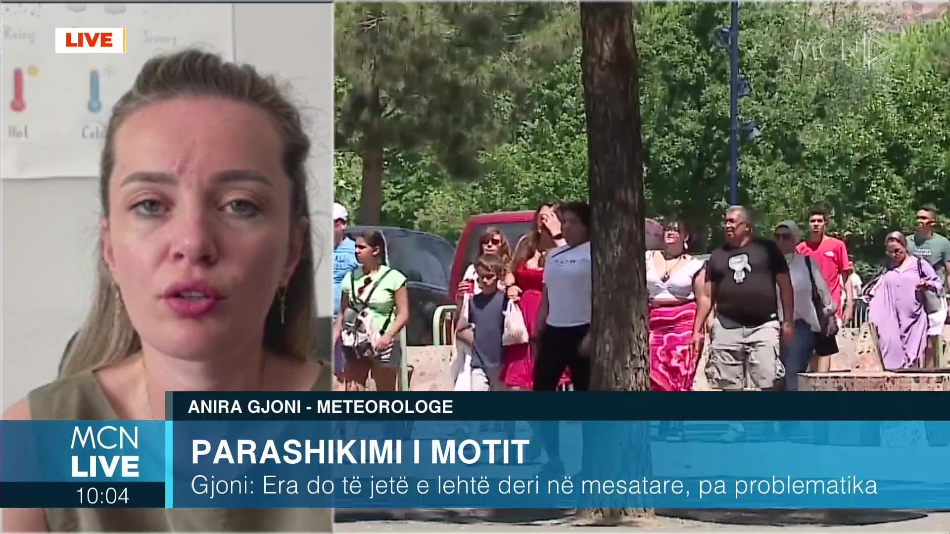 Moti në një javë/ Meteorologia Gjoni: Javë e nxehtë, temperaturat maksimale deri në 36°C (VIDEO)
