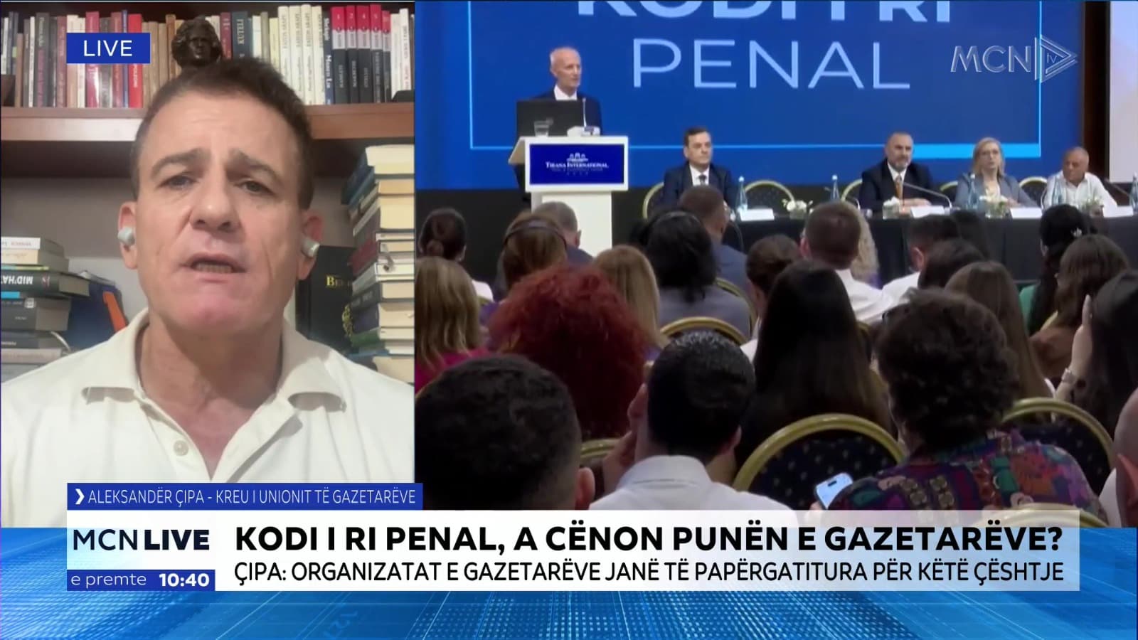 Kodi i ri Penal/ Çipa: Ndryshimet efekt të drejtpërdrejt mbi median, duhet unifikim i organizatave (VIDEO)
