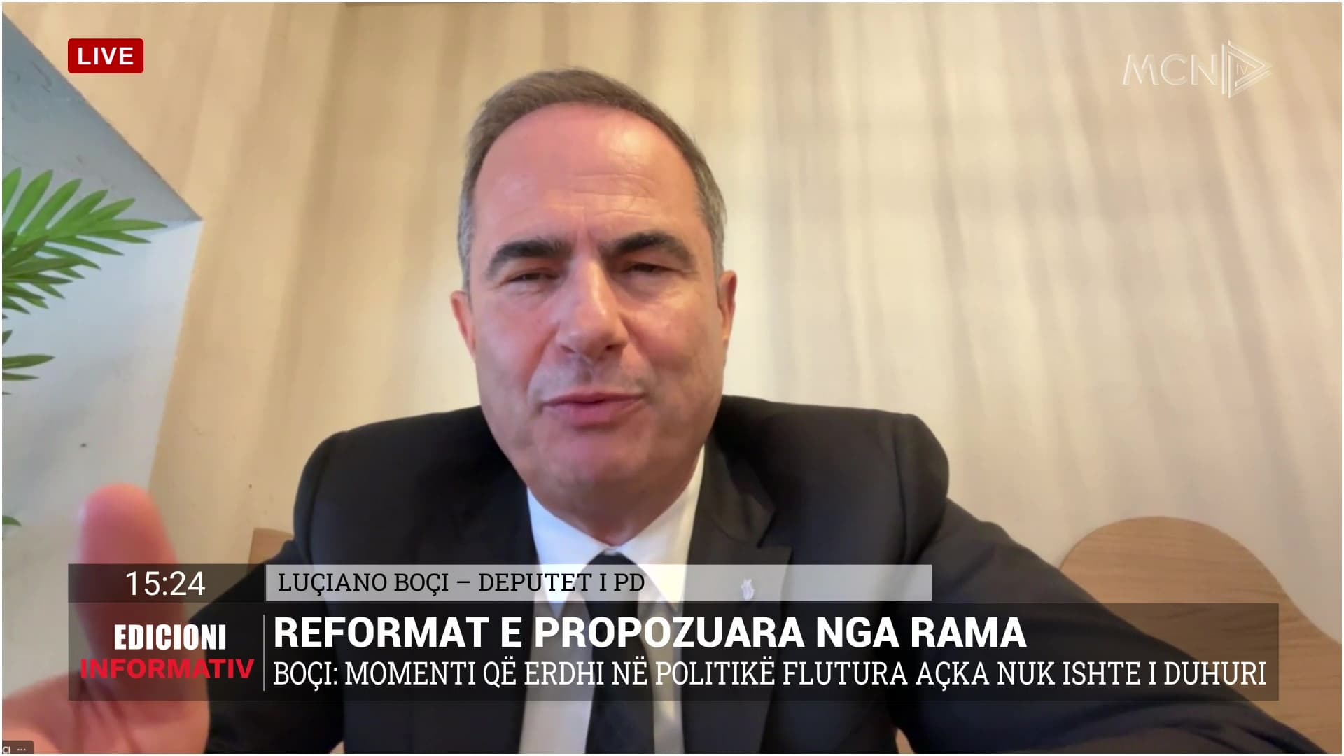 Boçi: Do të jemi në përplasje të vazhdueshme me mazhorancën. Parlamenti pothuajse nuk ekziston