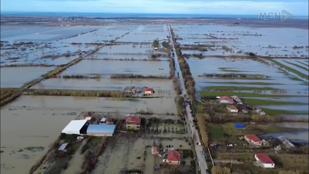 Çahet argjinatura e Semanit / Përmbyten dhjetra banesa dhe 3500 ha tokë bujqësore (VIDEO)