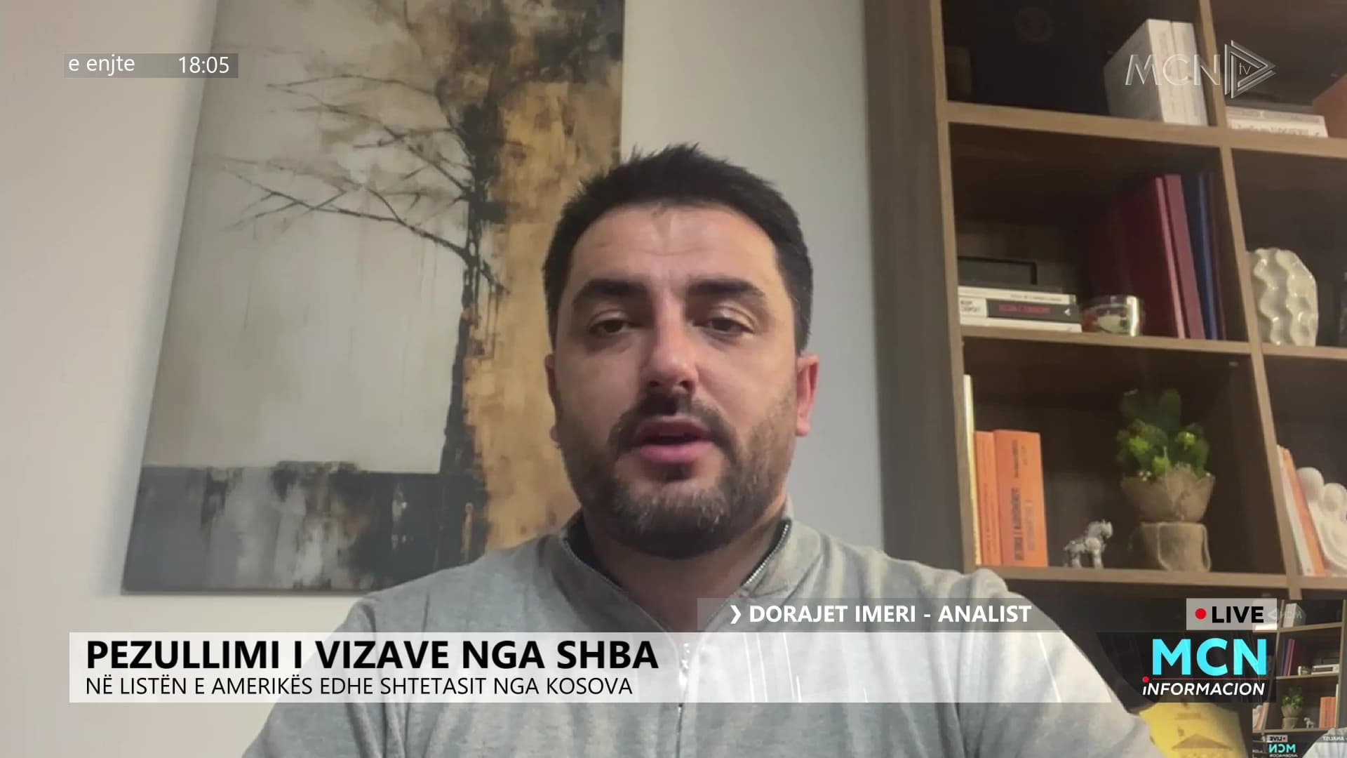 Pezullimi i vizave nga SHBA/ Imeri: Më sfiduese se kjo, është mungesa e ambasadorëve fuqiplotë në Shqipëri dhe Kosovë (VIDEO)