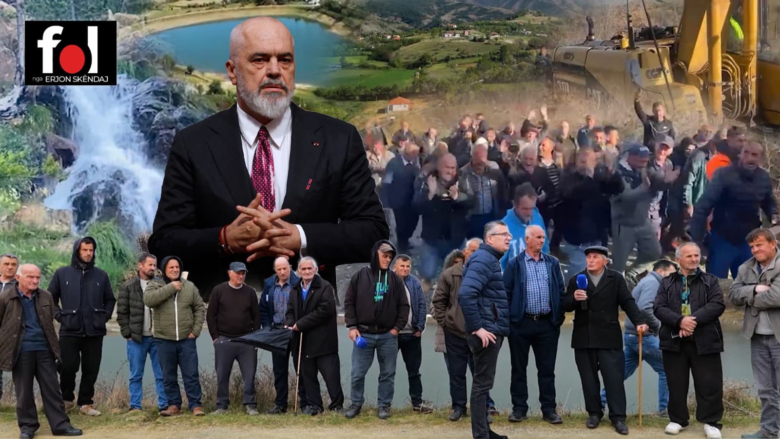 “Jetën e japim, ujin jo”. I moshuari i kthehet ashpër Ramës: "Largo fadromat, e mos na ço në luftë civile"!