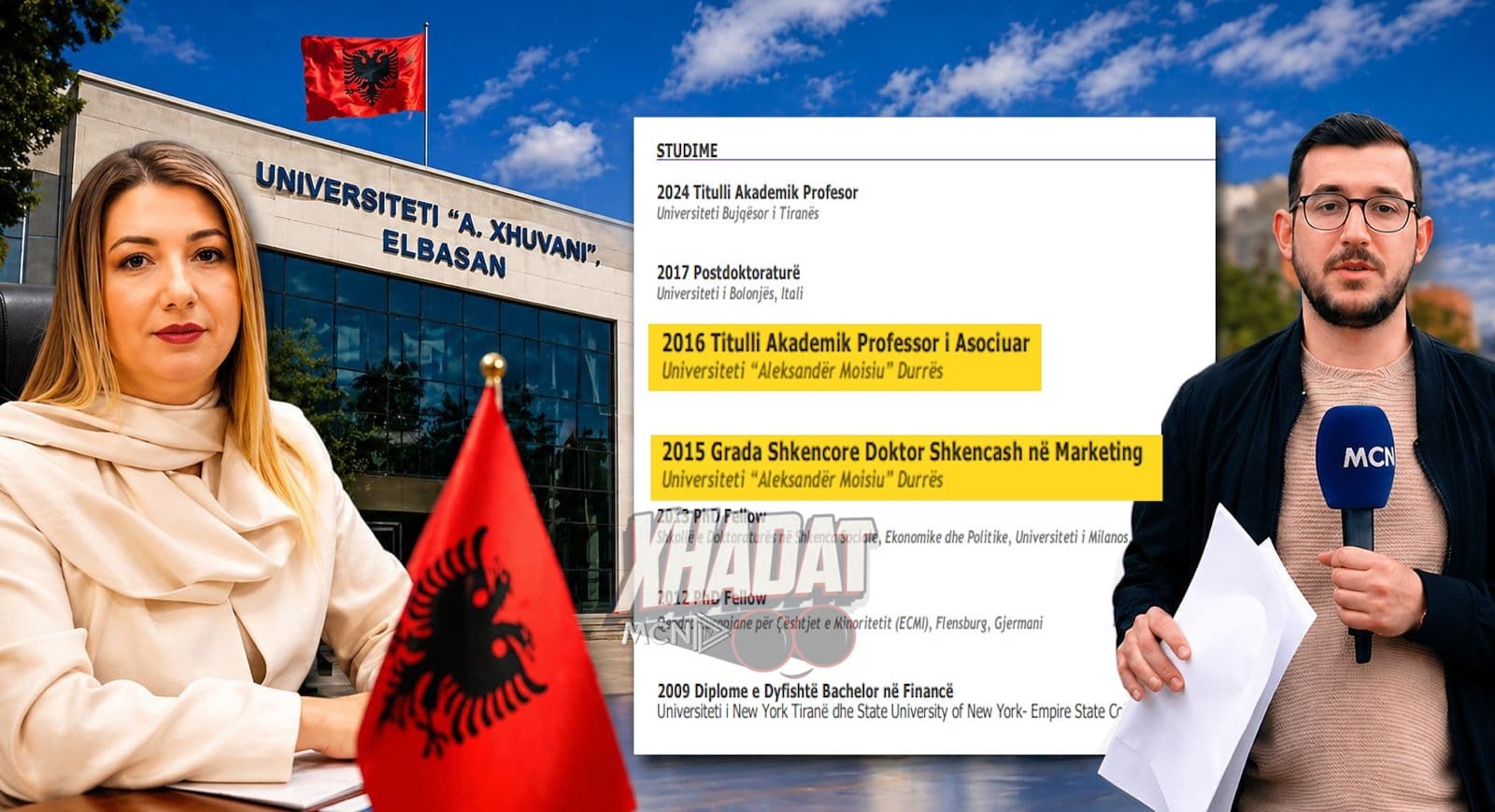 Xhadat/ Gradat akademike të Rektores së Elbasanit, universitetet pa përgjigje konkrete