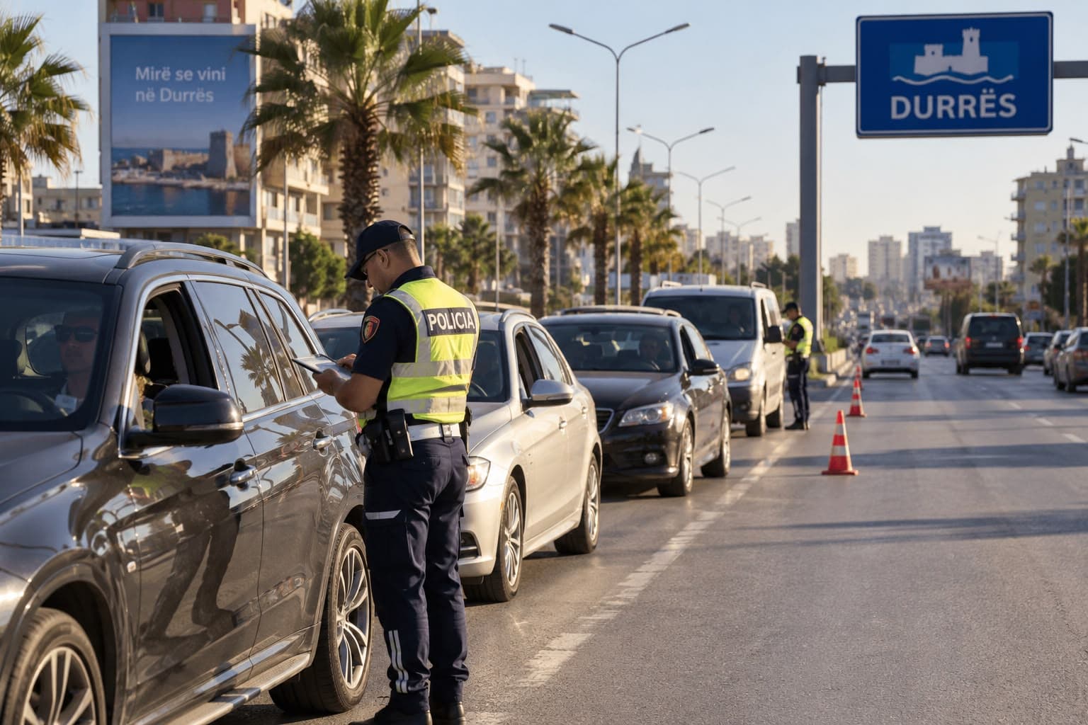 Denoncim nga qytetari në Durrës: polici që "fryn" gjobat