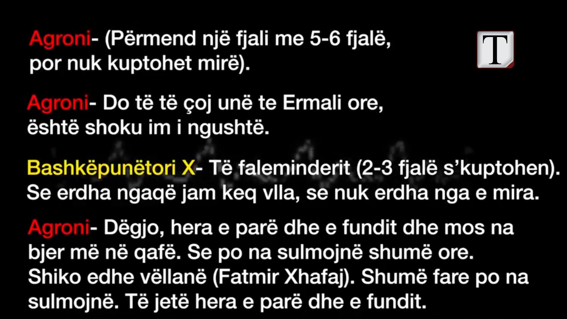 Agron Xhafaj kallëzon PD-në: Nuk është zëri im (VIDEO)