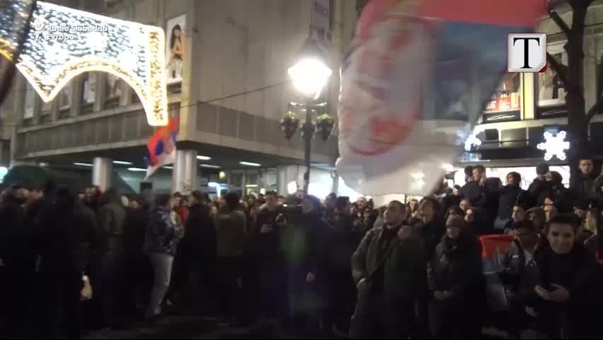 Beograd, protesta kundër ligjit fetar në Malin e Zi (VIDEO)
