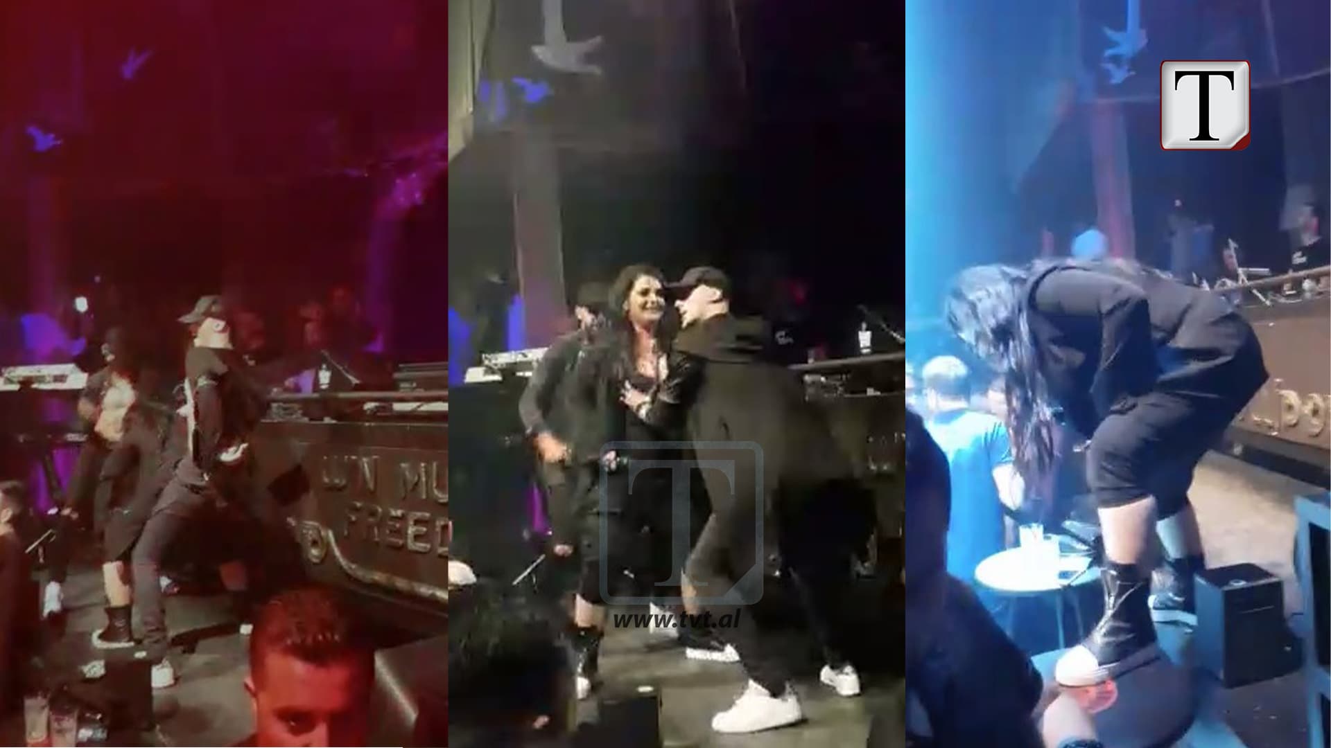 Tërbohet Fifi, striptizëm në mes të Tiranës për ditëlindje (VIDEO)