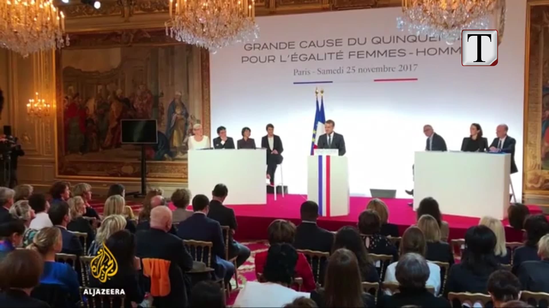 Francë, Macron zotohet të “frenojë” dhunën ndaj grave (VIDEO)