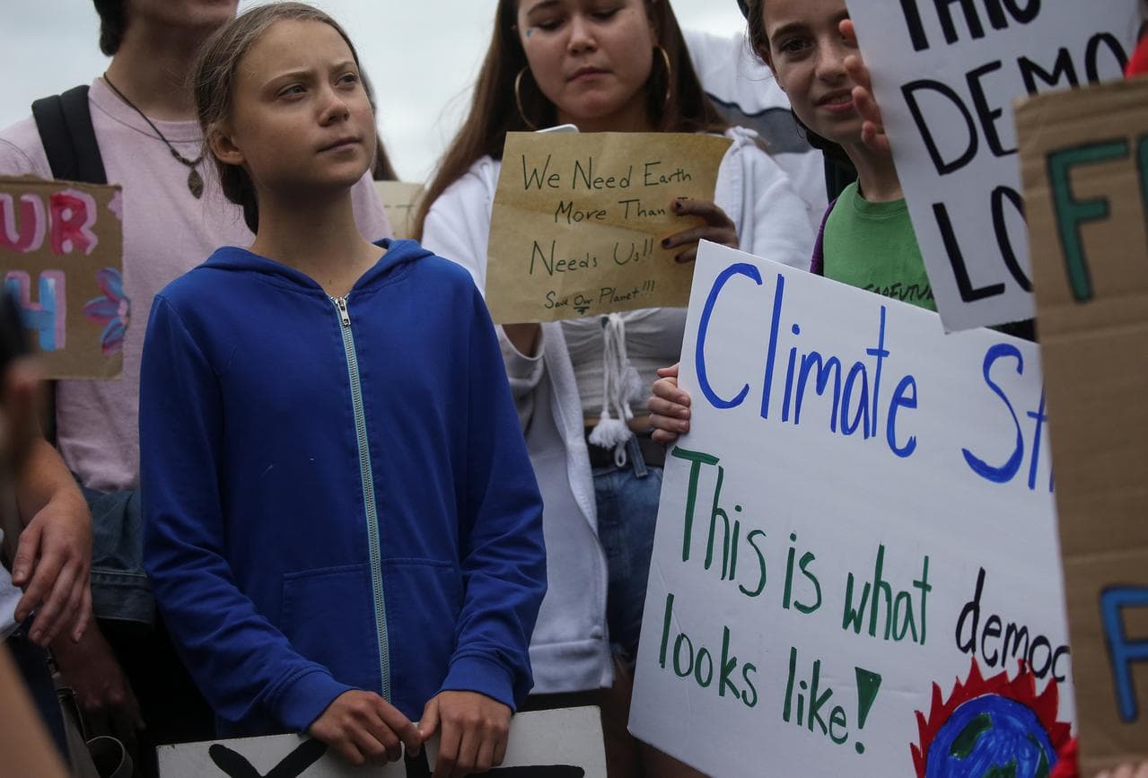Greta Thunberg çon në SHBA protestën për ndryshimet klimatike