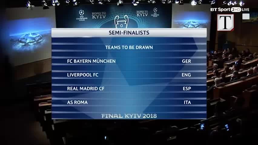 Hidhet shorti për gjysmëfinalet e Champions League (VIDEO)