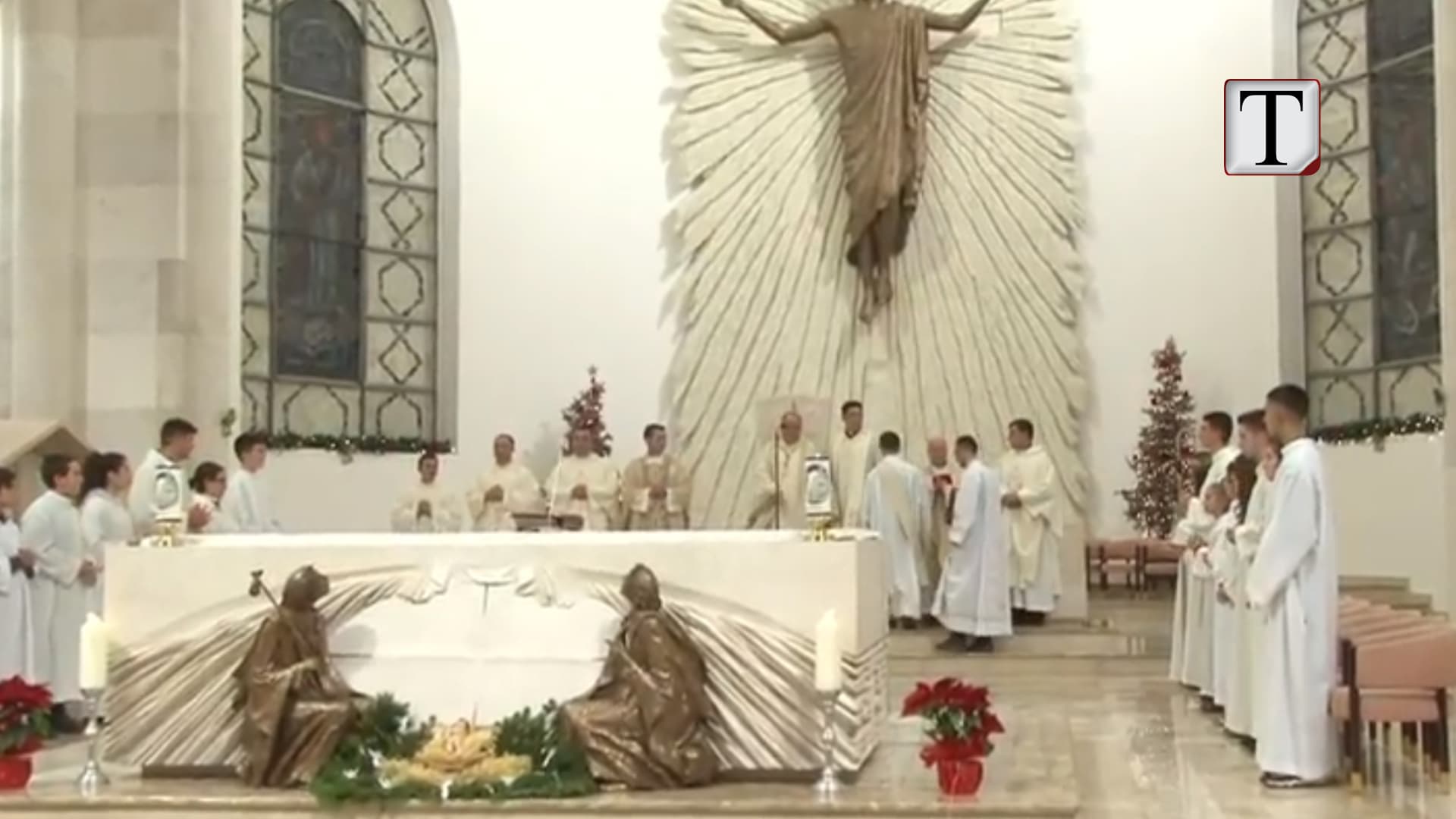 Krishtlindjet, meshë në Katedralen “Nënë Tereza” (VIDEO)