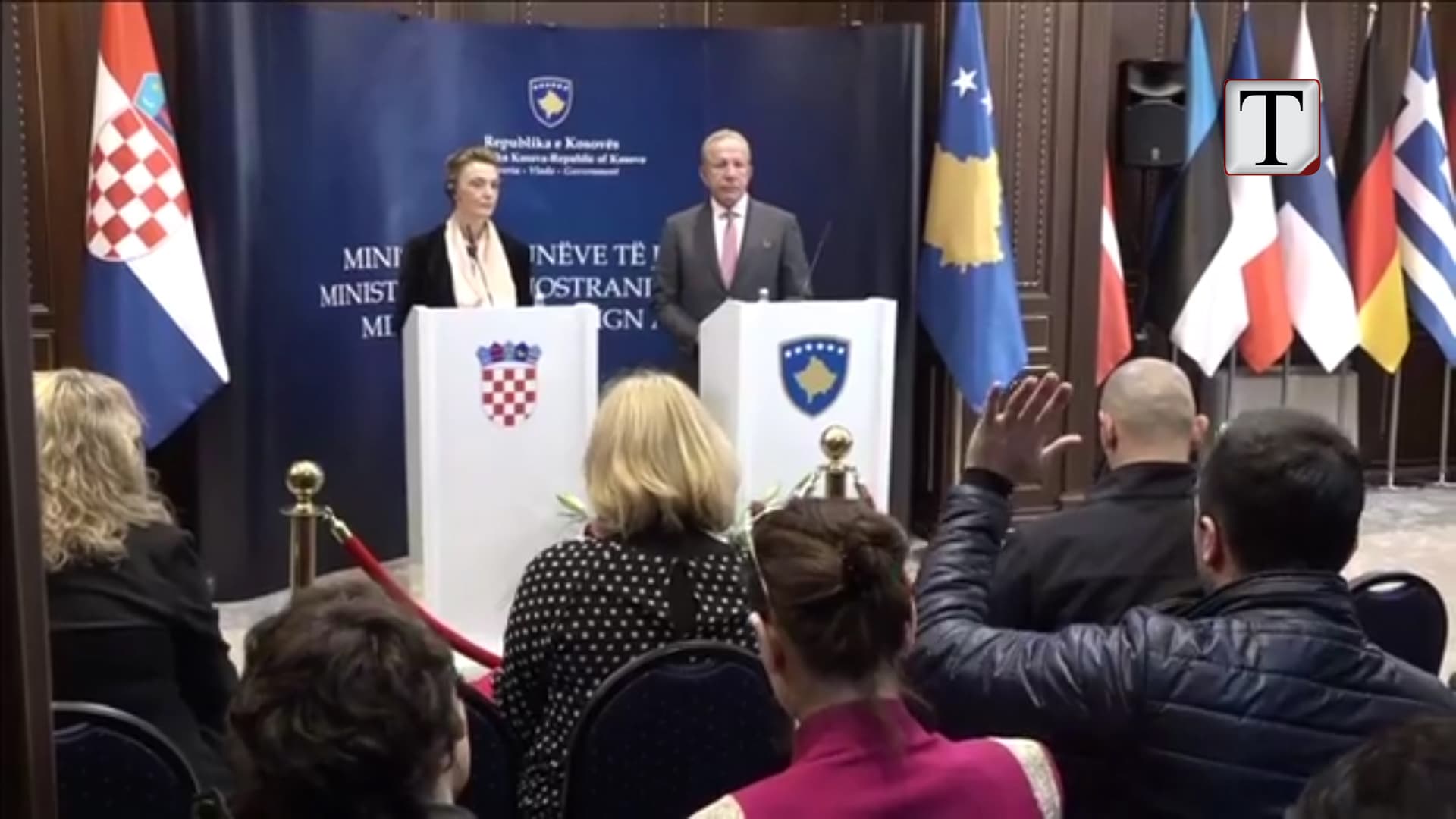 Ministrja kroate në Prishtinë: Do të jemi zëri juaj (VIDEO)