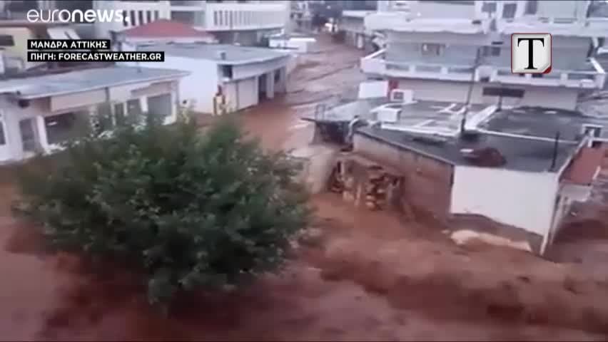 Moti i keq, Greqia përfshihet nga përmbytjet (VIDEO)