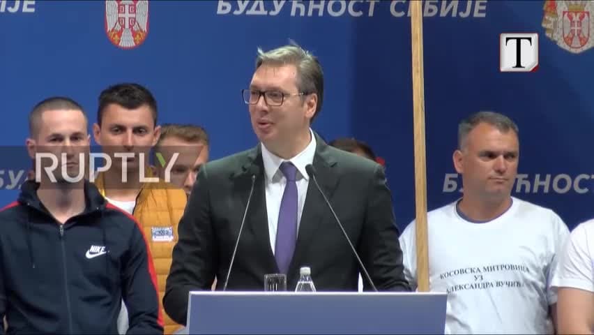 Protestat e opozitës në Beograd, Vuçiç mbledh mbështetësit (VIDEO)