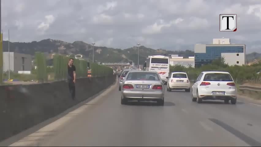 Punimet në autostradën Tiranë-Durrës, kaos në qarkullim (VIDEO)