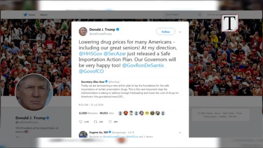 SHBA, Trump i hap rrugë importit të ilaçeve nga Kanadaja (VIDEO)