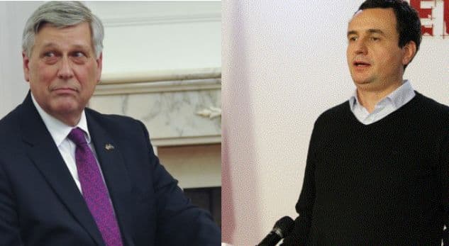 Albin Kurti i thotë ambasadorit amerikan në Kosovë, se taksa nuk duhet të hiqet