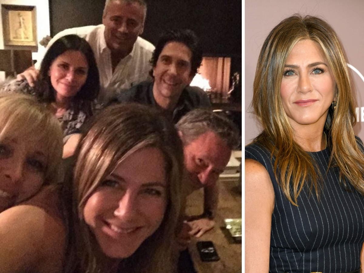 Jennifer Aniston i bashkohet Instagram-it duke postuar foto me të gjithë “Friends”