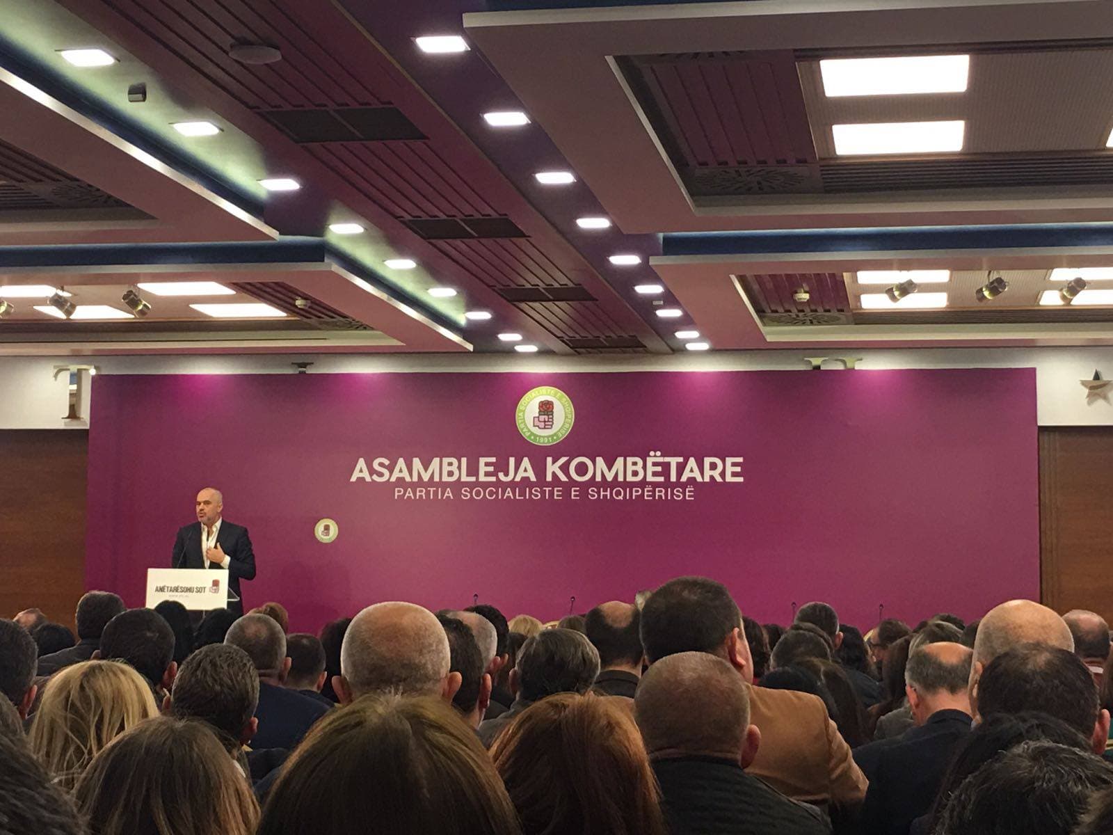 Partia Socialiste mbledh të shtunën Asamblen Kombëtare