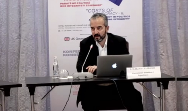 Konferenca “Kostot e demokracisë/ Celibashi: Problemi më i madh financimi i partive nga krimi