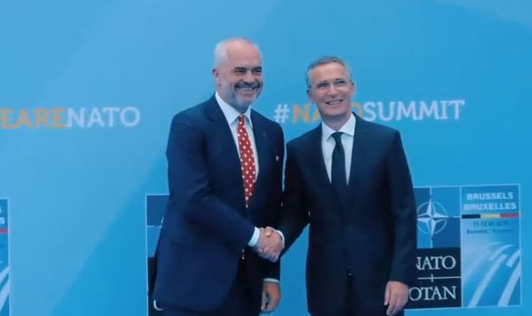 Rama takohet me Stoltenberg në Samitin e NATO-s: Shqipëria vlerësohet pozitivisht për kontributin e saj (VIDEO)