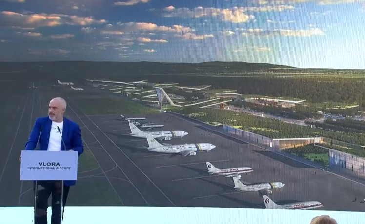 Prezantohet projekti për Aeroportin e Vlorës/ Rama: Më i madh se i Tiranës dhe me standarde të larta