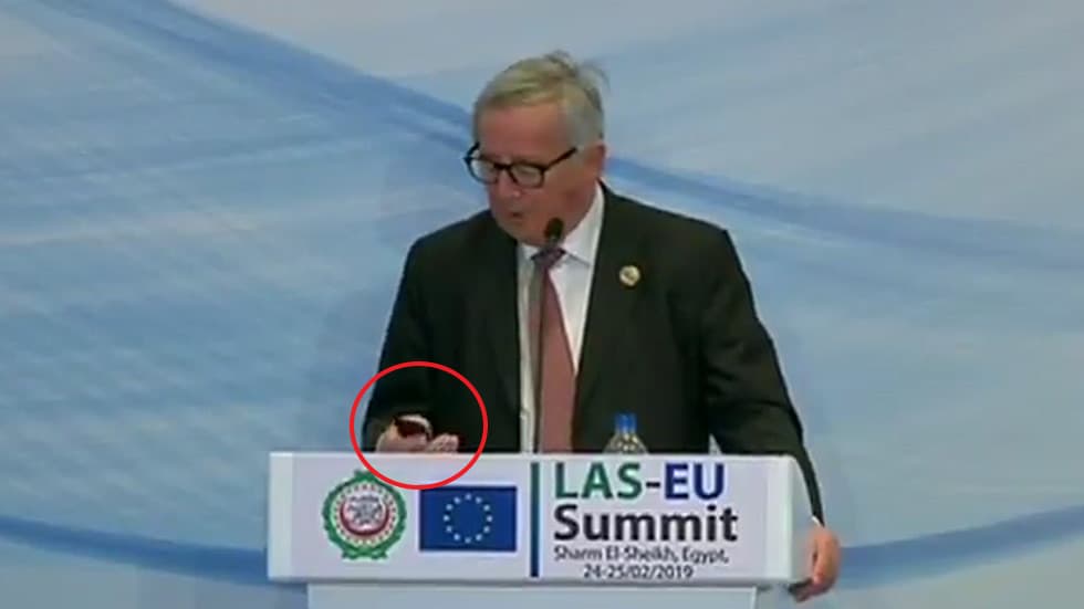 “E dyshuara e përhershme” i telefonon Juncker-it gjatë konferencës live (VIDEO)