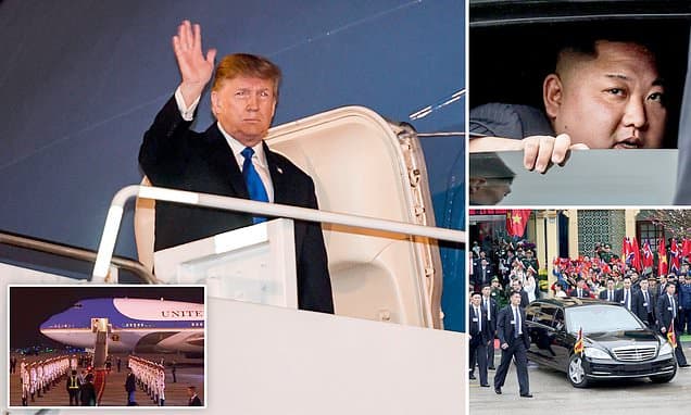 Nën masa të repta sigurie Trump mbërin në Vietnam pas Kim Jong-un për samitin e radhes (VIDEO)