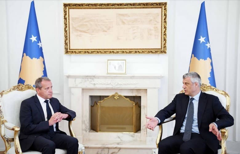 Thaçi takon raportuesin BE për Kosovën: Po punojmë për konsensus politik me Serbinë