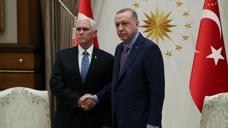Turqia ndalon luftën në Siri, armëpushim 120 orë pas vizitës së Pence në Ankara