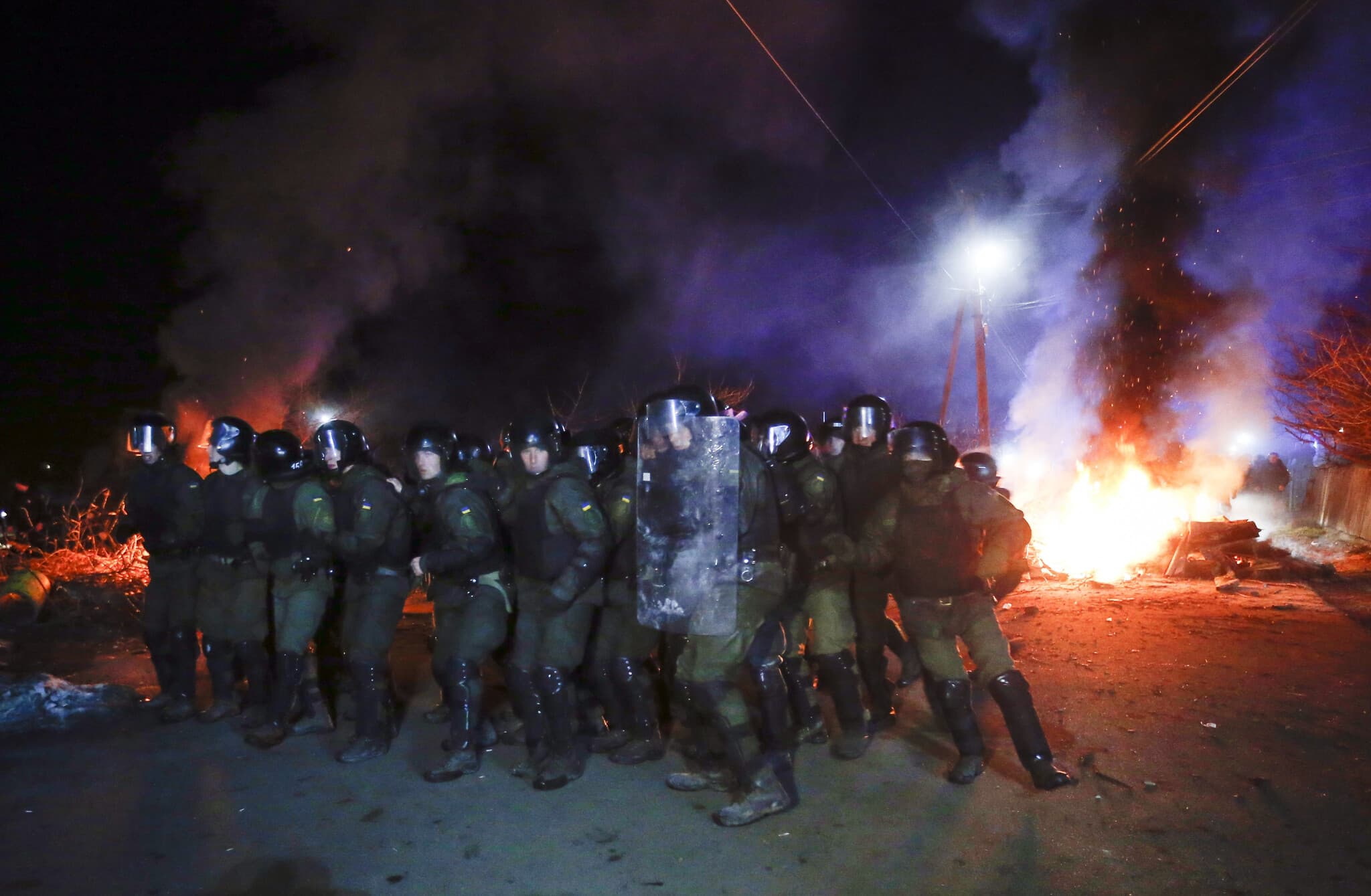 Protesta për shkak të koronavirusit në Ukrainë